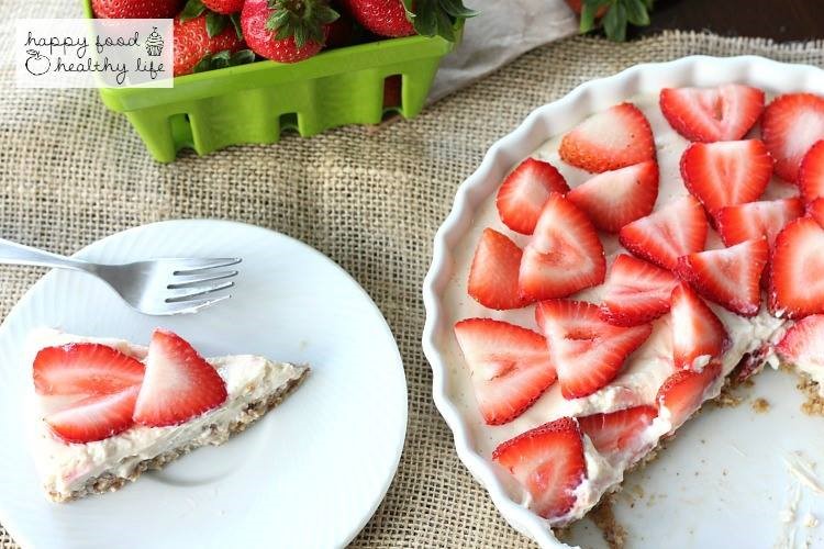 No-Bake Tofu Strawberry Tart
