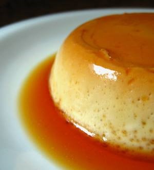 Tofu Caramel Flan